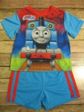 Boys Thomas The Train  Friends T-Shirt Shorts Outfit PJ Set Limited 2011 AME 2T