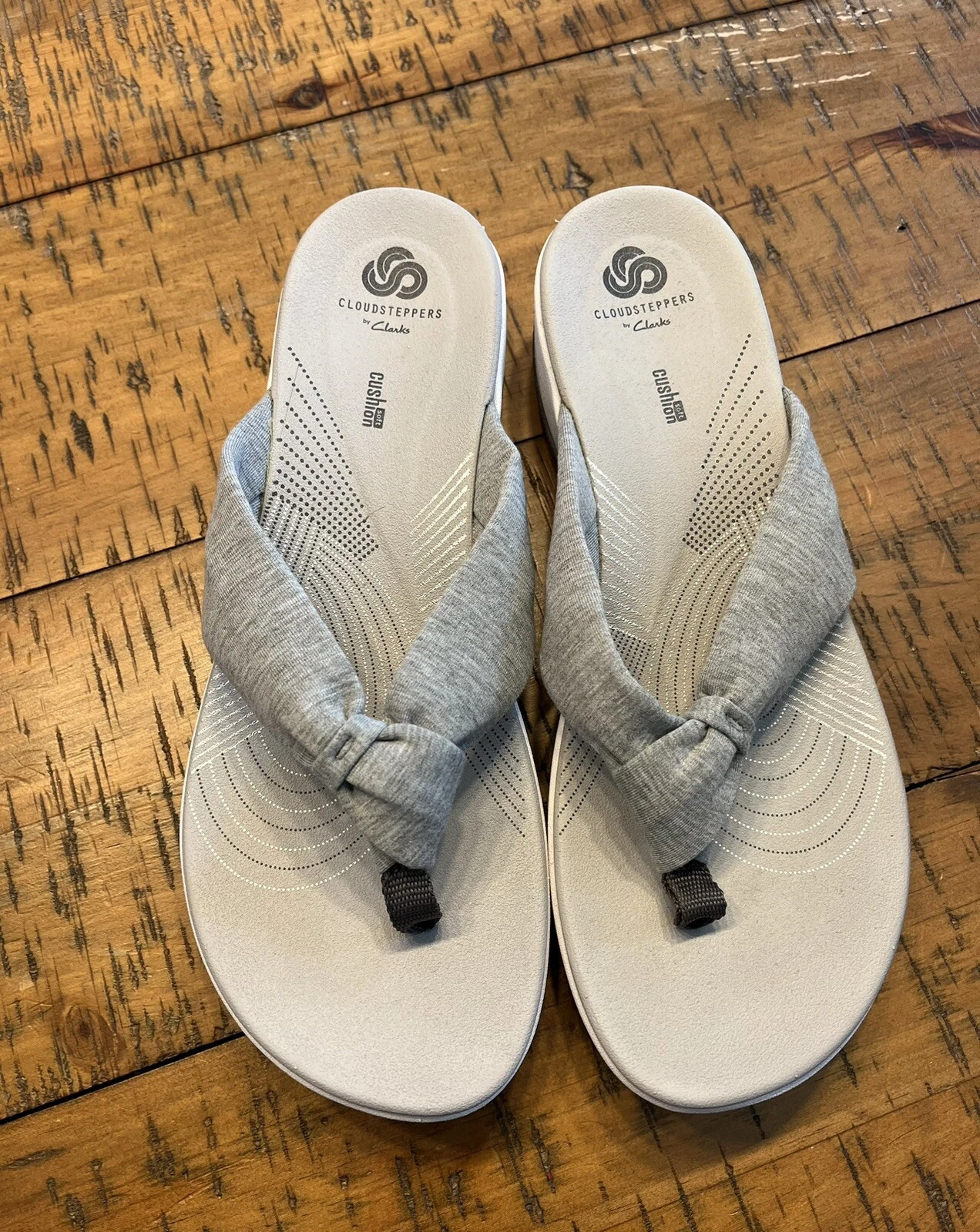 CLARKS Cloudsteppers Arla Kaylie sandali infradito donna taglia 10 comfort ammortizzati