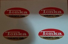 Tonka Truck Mini Or Tiny Oval Logo Toronto Canada Water Slide Decals Tonka Truck Mini Or Tiny Oval Logo Toronto Canada Water Slide Decals