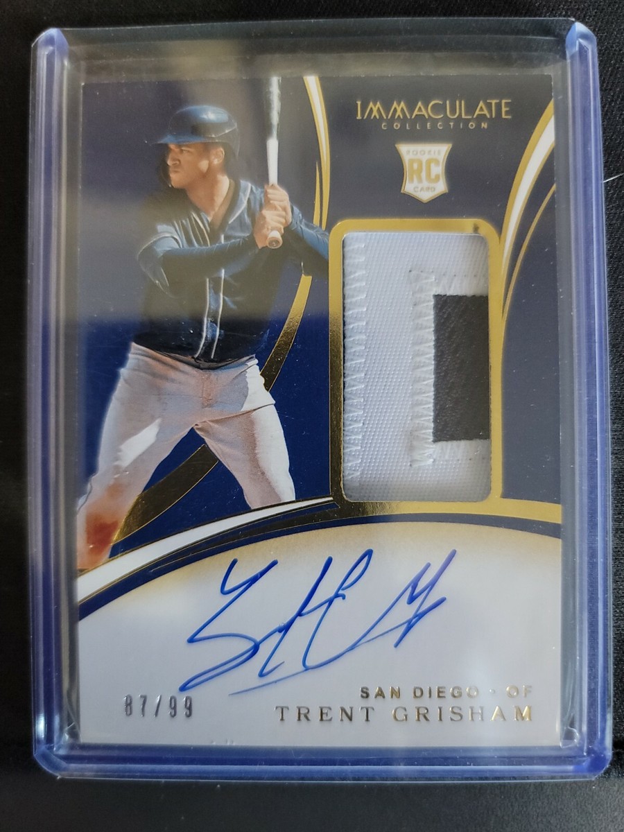 2020 PANINI IMMACULATE BASEBALL Patch Auto #157 87/99 Padres RC