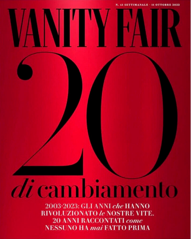 VANITY FAIR Italia Magazine 27.10.2021 Vanity Fair festeggia 20