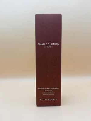 Nature Republic Snail Solution Emulsion Hydration & Nourishment Skin care 120ml