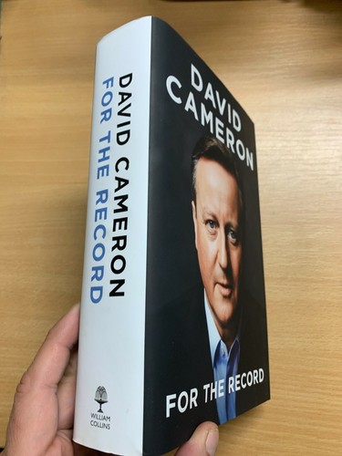 2019 DAVID CAMERON "FOR THE RECORD" AUTOBIOGRAPHY POLITICS HARDBACK BOOK (P7) - Picture 2 of 12