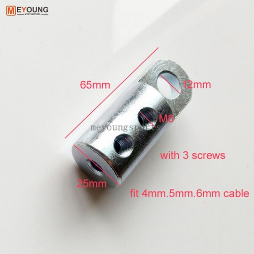 4MM Gym Cable PU Coated Replacement Fitness Spare Parts Fitting Clip