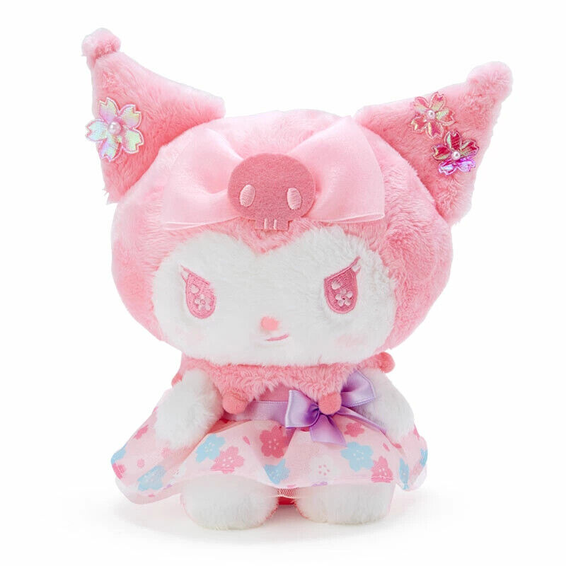 Sanrio Kuromi Plush Sakura Cherry Pink 2022 Spring Flower Sanrio Kuromi Plush Sakura Cherry Pink 2022 Spring Flower
