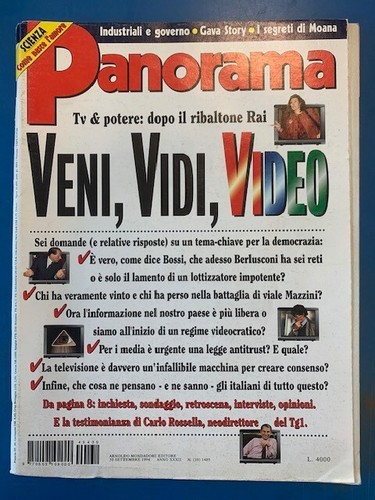 PANORAMA ANNO XXXII 1994 NUMERI VARI VENDITA SINGOLA - Picture 9 of 10