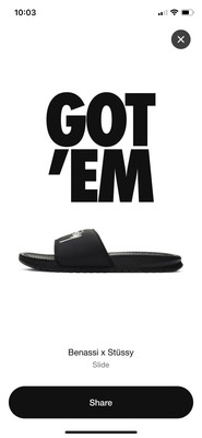 benassi x stussy slides