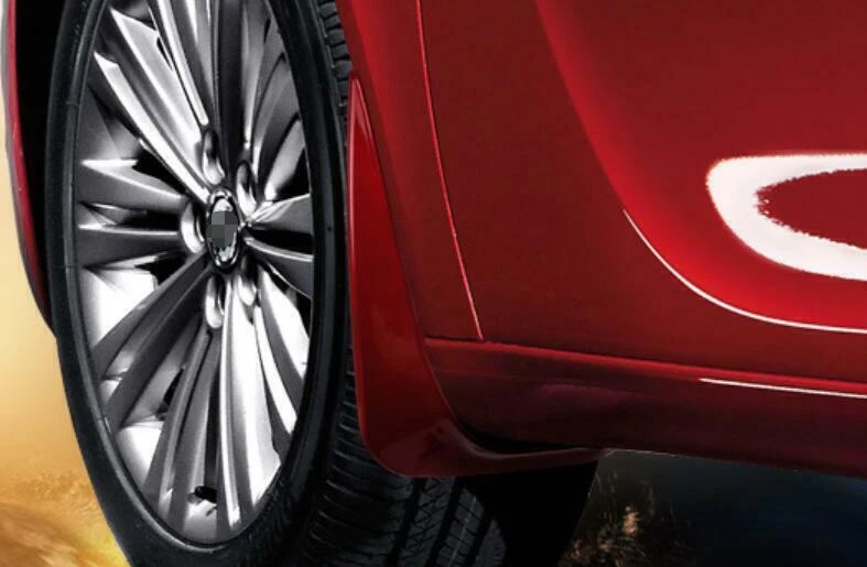 Para Chevrolet Cruze Fender para-lamas para-lamas protetores contra respingos pintura vermelha 2010-2015 - Imagem 3 de 4