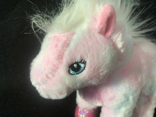 Webkinz Virtual Pet Plush PINK PONY Stuffed Lovey Toy Sparkle hooves Sewn eyes - Picture 2 of 8