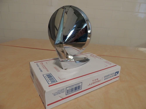 MOPAR A & B Body LH Side View Chrome Mirror Remote