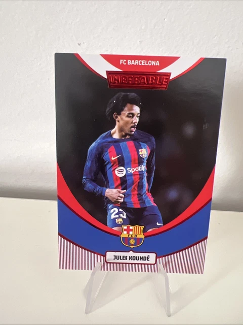 DAKA INEFFABLE TEAM SET 2022-23 JULES KOUNDE /75 RUBY RED BARCELONA