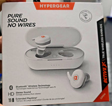 HyperGear Active True Wireless Bluetooth Earbuds White Brand New Sealed