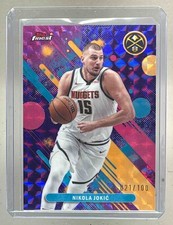 Nikola Jokic 2025 Topps Finest #60 Purple Geometric Refractor Common /100
