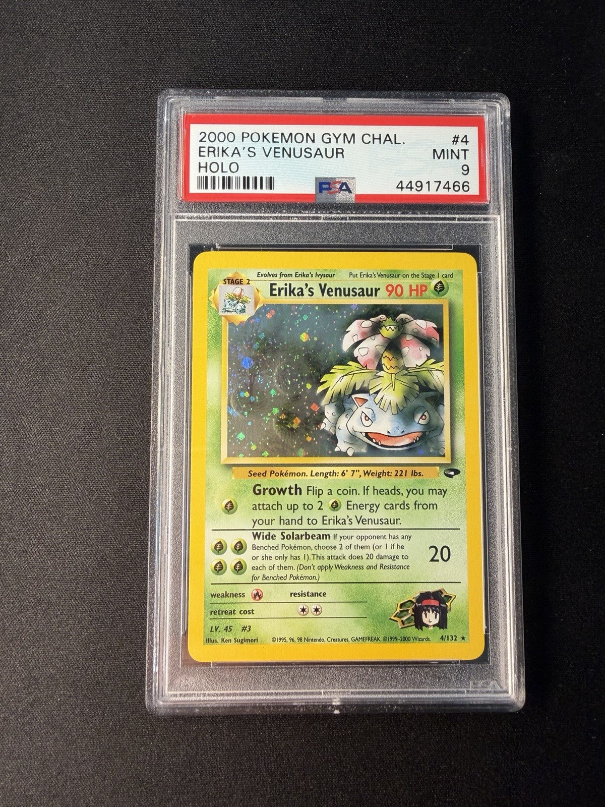 Erika's Venusaur 2000 Gym Challenge #004/132 Unlimited Holo Price