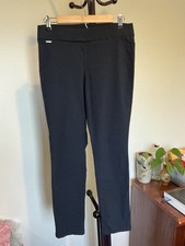 Women  s THE LIMITED Waistband Navy Blue Stretch Slim Pull On Ankle Pants Size 8