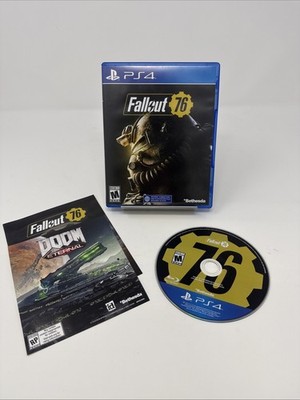 Fallout 76 - Sony PlayStation 4 (2018) Complete CIB - Tested & Works!