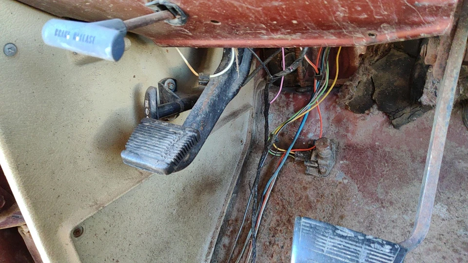 Chevy K30 1983 conjunto de pedal de freno de estacionamiento unidad de emergencia completa OEM Foto 2 de 2