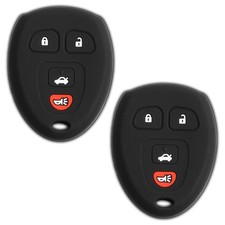 2 Key Fob Remote Skin Shell Case Cover for Chevrolet GMC 15252034