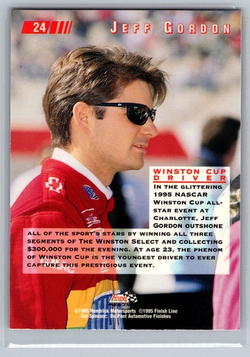 1995 Classic Images #24 Jeff Gordon Gold - Bild 2 von 2
