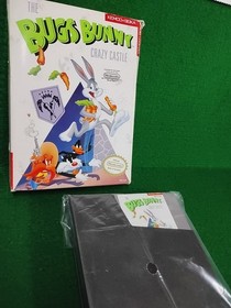 The BUGS BUNNY CRAZY CASTLE Nintendo NES, 1989 Complete CIB RARE!