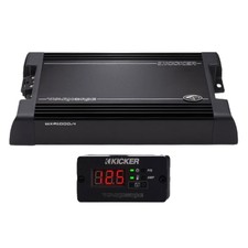 Kicker 49WXA10004 Warhorse Half-Bridge Class-D Design 2000W 4-Channel Amplifier