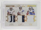 EZEKIEL ELLIOTT DAK PRESCOTT LAMB 2021 FLAWLESS TRIPLE PATCHES /25 Q1198