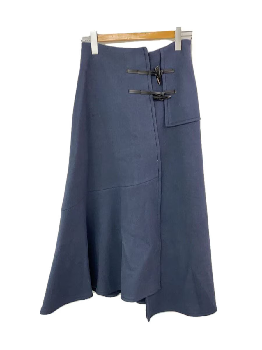AMERI Long Skirt M Polyester GRY Solid - image 1