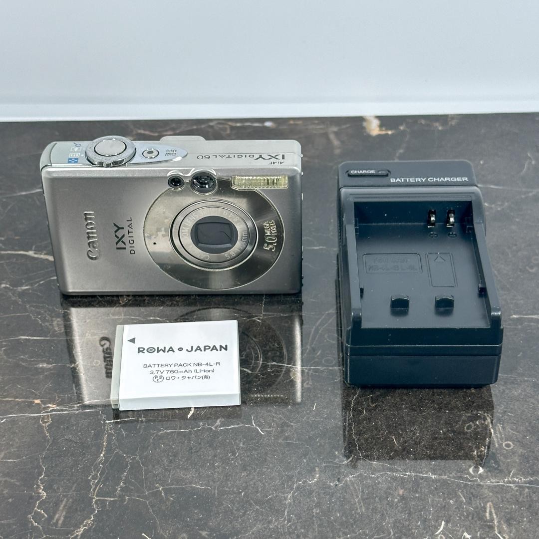 ■美品■Canon IXY DIGITAL 60 Canon IXY Digital 60 Compact Digital Camera Silver Color 5.0
