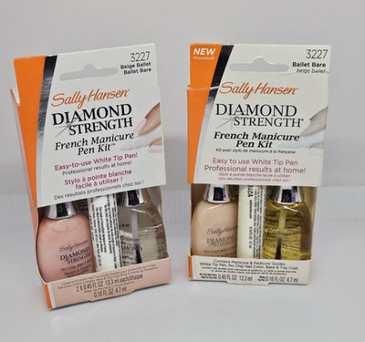 Sally Hansen Diamond Strength French Manicure Pen Kit 3227 BEIGE BALLET-LOT OF 2