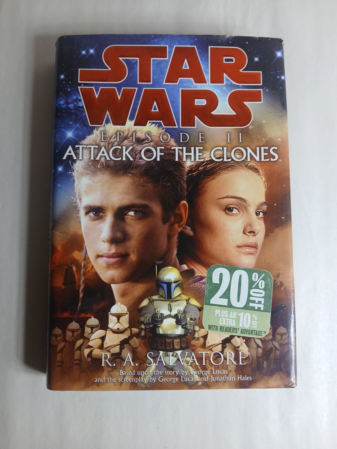 Star Wars Episode II: Attack of the Clones by R. A. Salvatore HC D.J. First Ed