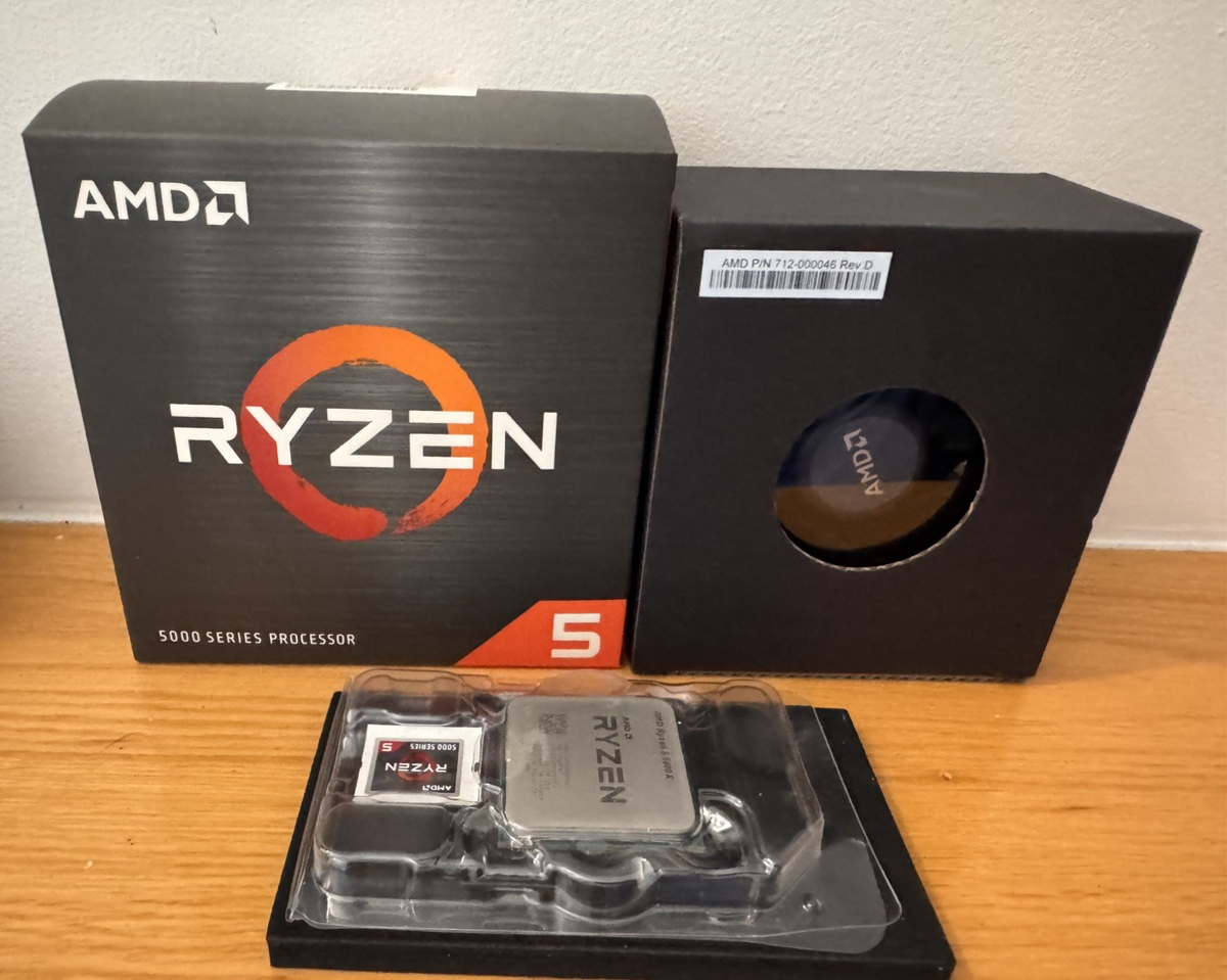 CPU AMD Ryzen5 5600x BOX AMD Ryzen 5 5600X 6-core 12-thread Desktop Processor | eBay