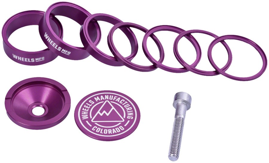 Комплект прокладок для гарнитуры Wheels Manufacturing Pro StackRight Purple с блокировкой 9990₽