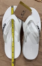 Oakley B1B flip flops slippers sandals, White, Size 10, NEW