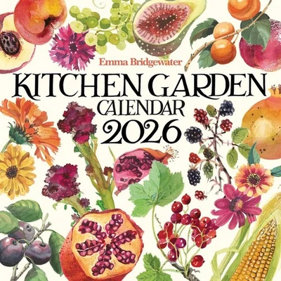 Carousel Worldwide Emma Bridgewater Kitchen Garden 2026 Wire-o Wall Calendar