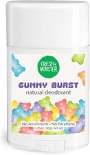 Fresh Monster Natural Deodorant For Kids And Teens | Aluminum Free, Paraben Fre