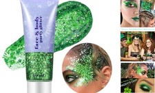 Green Face Body Glitter,St Patricks Day Face Glitter 09 Green Body Glitter