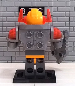 LEGO NEXO KNIGHTS 70350 Axl - Trans-Neon Orange Visor Minifigure! NEX069!