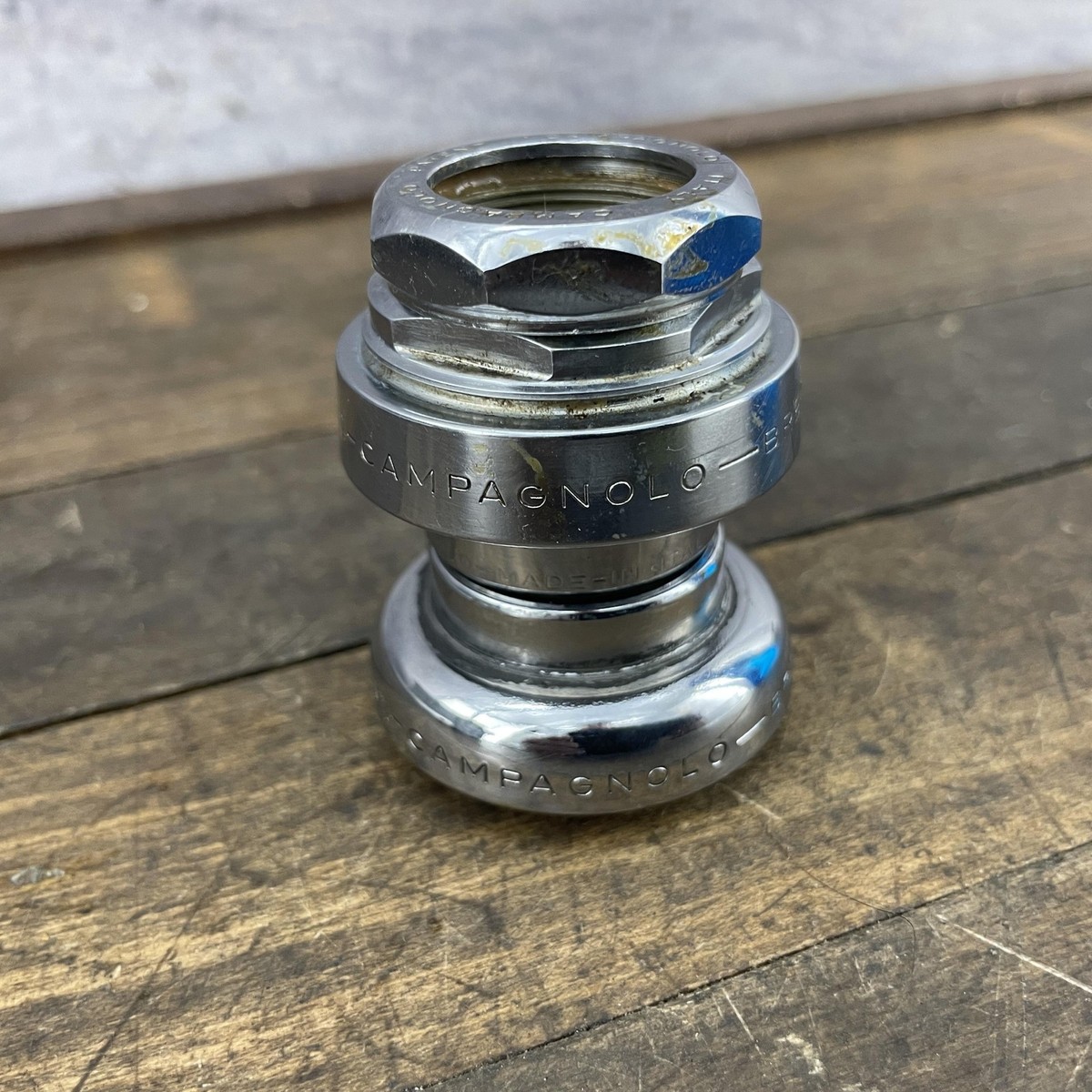 Vintage Campagnolo Threaded Headset 1 Inch British Italy Road Bike