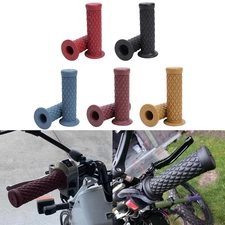 Motorcycle 7/8" 1" Hand Grips for Harley Honda Yamaha Suzuki Kawasaki Dirt Bike