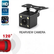 HD Night Vision Rear View Reverse Camera 170° 4 LED Backup Parking Camera