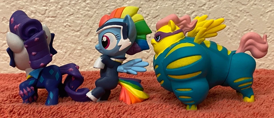 My Little Pony POWER PONIES FUNKO Mystery Mini Lot: Zapp, Saddle Rager, Radiance - Image 3 of 4