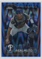 2024 Topps Chrome Blue RayWave Refractor /150 JT Realmuto #261 1pk2
