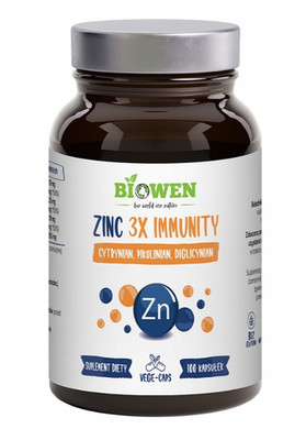 BIOWEN ZINC 3X Immunity   Zinkcitrat & Zink Pikolinat   Für Immunsystem