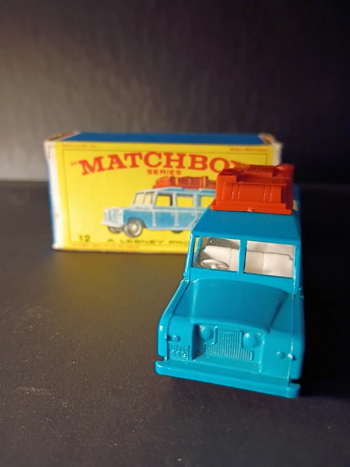 Matchbox #12C Safari Land Rover Blue 1965 VN/Mint In Original E4 Box - Image 2 of 4