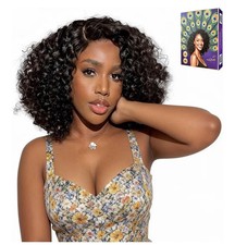 Kinky Curly Bob Wig HD Lace Front Pre-Plucked Natural Hairline 10in Black