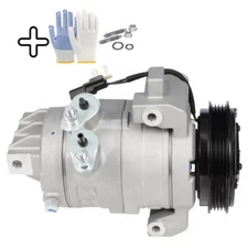 Fits Ford F-150 3.5L 2015-2017 DKS20 FL3Z19703A A/C AC Compressor w/ Clutch