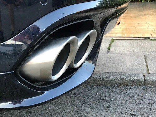 New Exhaust Muffler Tailpipe Tip For 2015-2017 Porsche Cayenne Stainless Steel - Picture 6 of 7