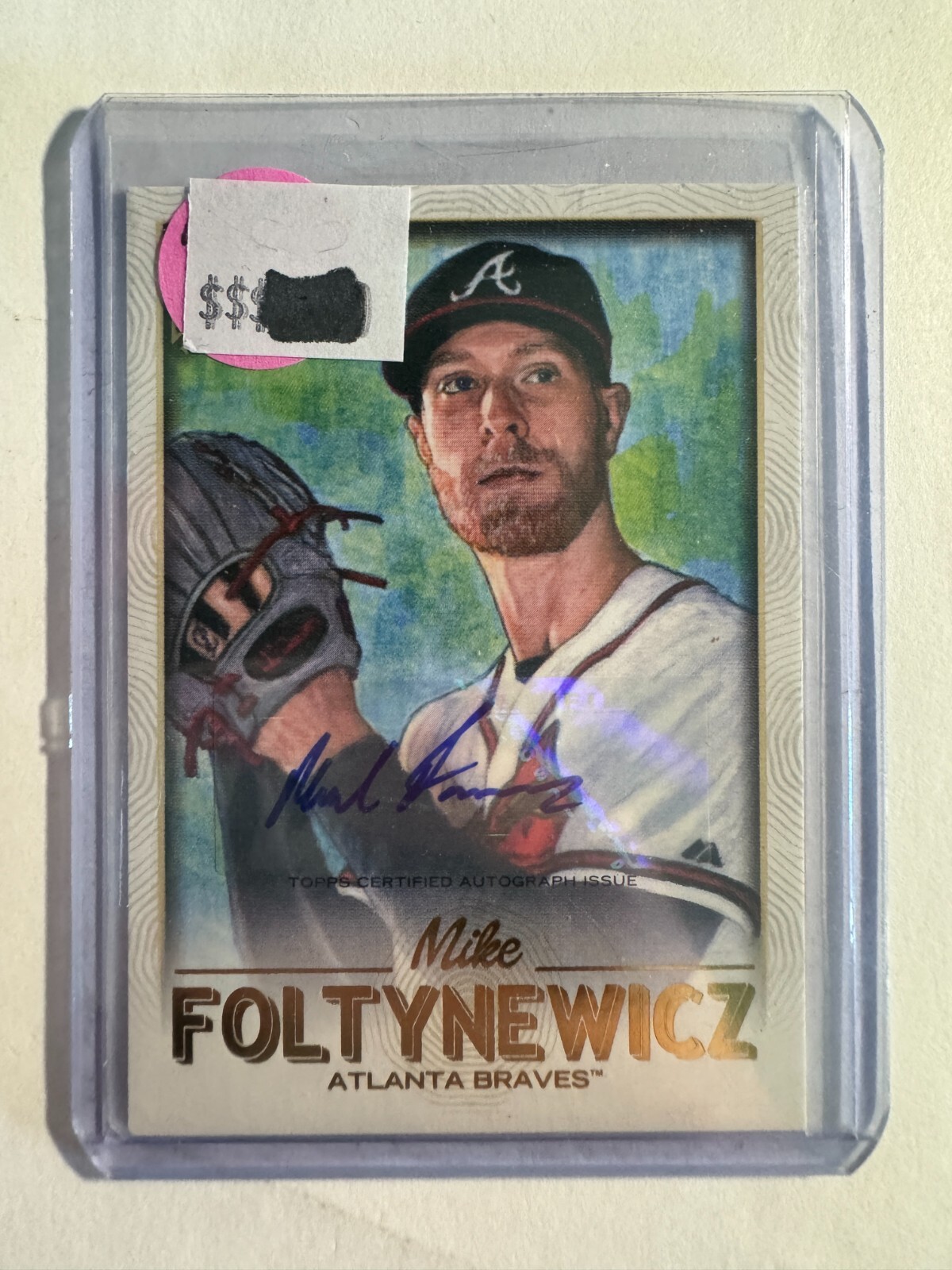 K222,965 - 2018 Topps Gallery Autographs #24 Mike Foltynewicz Auto