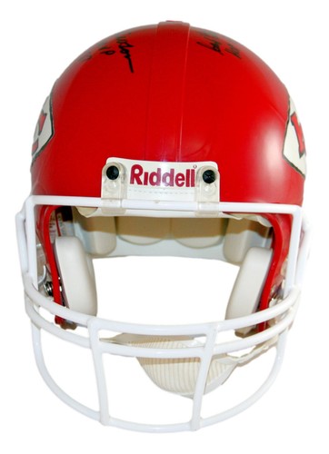 Hank Stram Len Dawson Signed Riddell Full Size Authentic Proline Helmet PSA/DNA - Picture 6 of 7