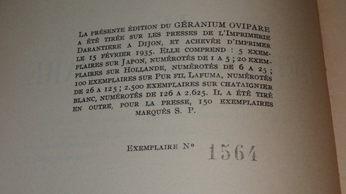 LE GÉRANIUM OVIPARE - Georges Fourest - 1935 - POÉSIE - ÉDITION ORIGINALE - Picture 3 of 5
